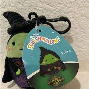 Squishmallows Elphaba Keychain